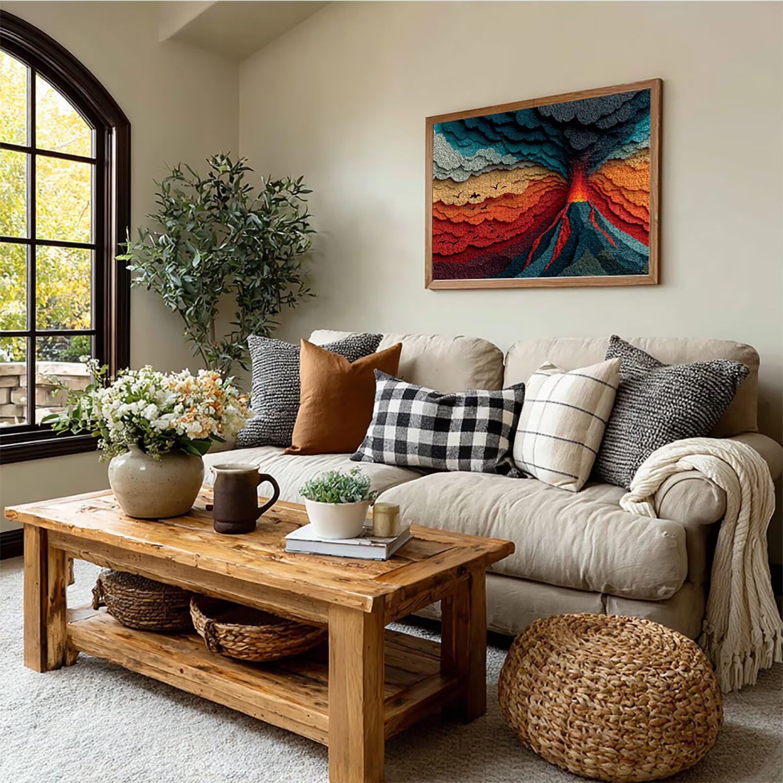 Puzzle 2000 elementów dla dorosłych abstrakcyjne, drewniane puzzle, 99 x 70 cm, dla mężczyzn kobiet starszych seniorów, części ściśle do siebie pasują, dekompresja, dekoracja ścienna, prezenty dla