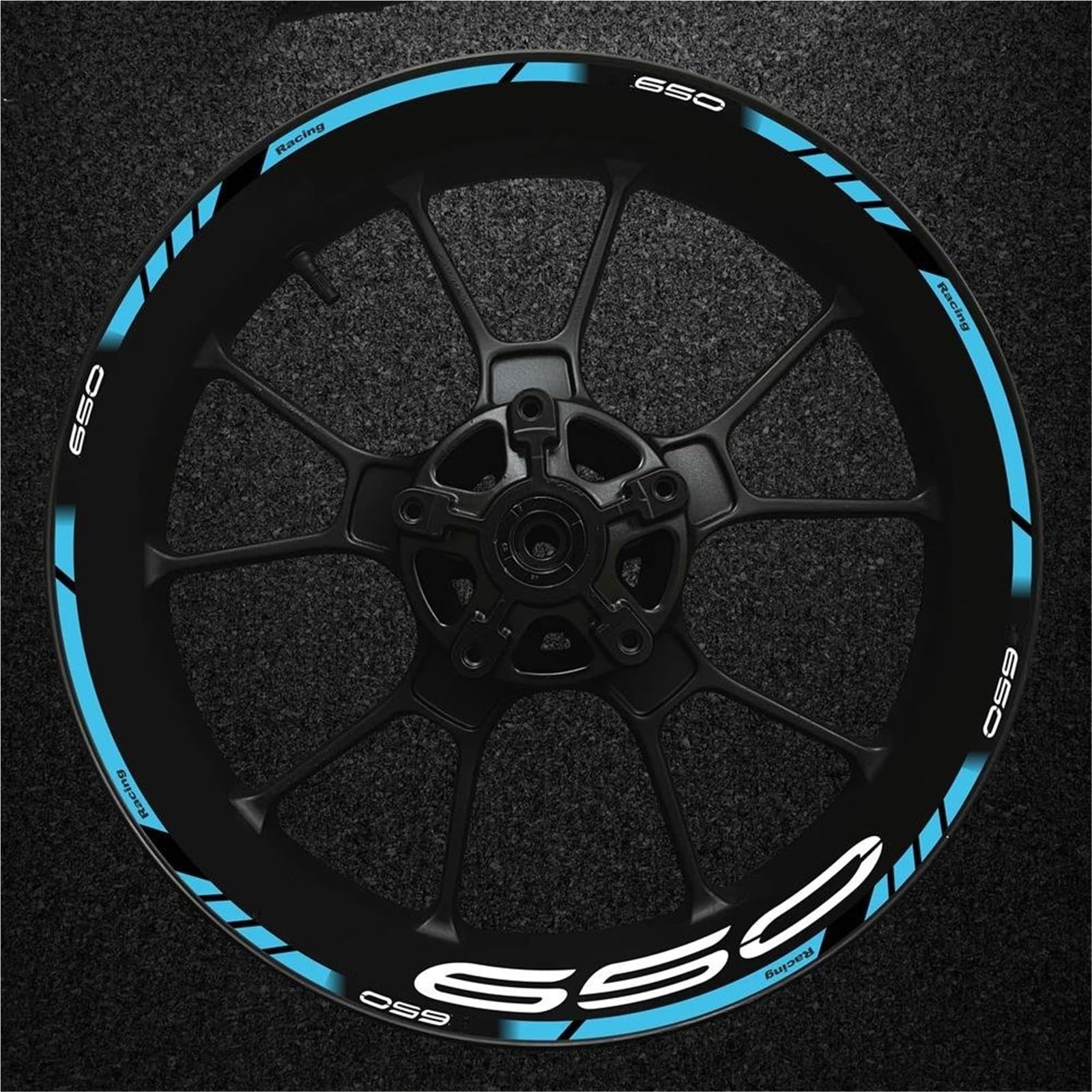 Wheel Stickers Motorcycle Wheel Decal for for Z650 for Z 650 Reflective Rim Decals Stripe Tape Hub Stickers Rim Reflective Decal