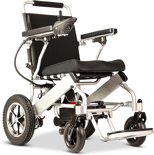 Miniatura 5 de Silla de ruedas eléctrica ligera plegable para adultos, plegable, plegable, silla de ruedas eléctrica, motorizada, silla de ruedas automatizada,