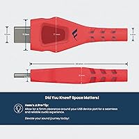 Vista 2 de Brenthaven Auriculares resistentes con 2 cables con micrófono USB C – Cable largo sin enredos a prueba de masticación con control de volumen