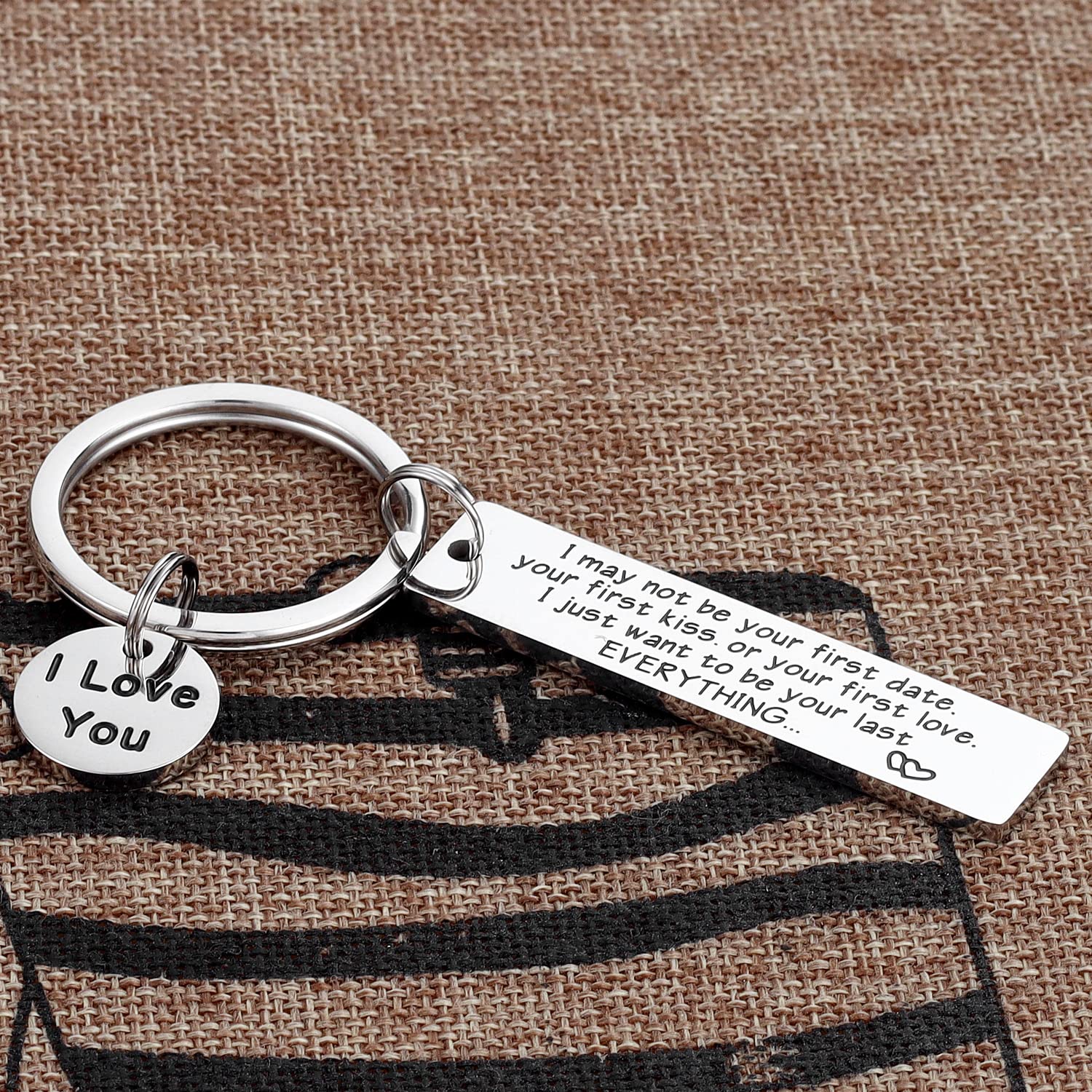 I May Not Be Your First Keychain Girlfriend Keychain Engraved