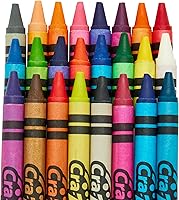 Vista 5 de Cra-Z-Art Crayones lavables, paquete a granel, 24 unidades, 6 paquetes de crayones, suministros escolares a granel para el aula, artículos