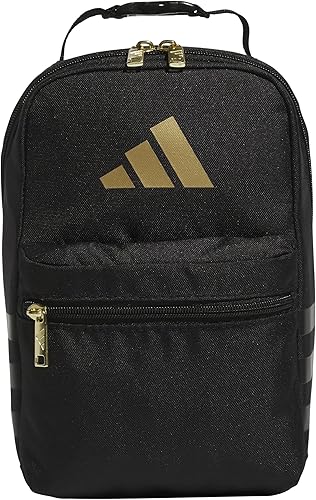 Miniatura 8 de adidas Santiago Lonchera unisex con aislamiento para mujeres y hombres, contenedor de alimentos con bolsillo de malla, Talla única Plata Violeta