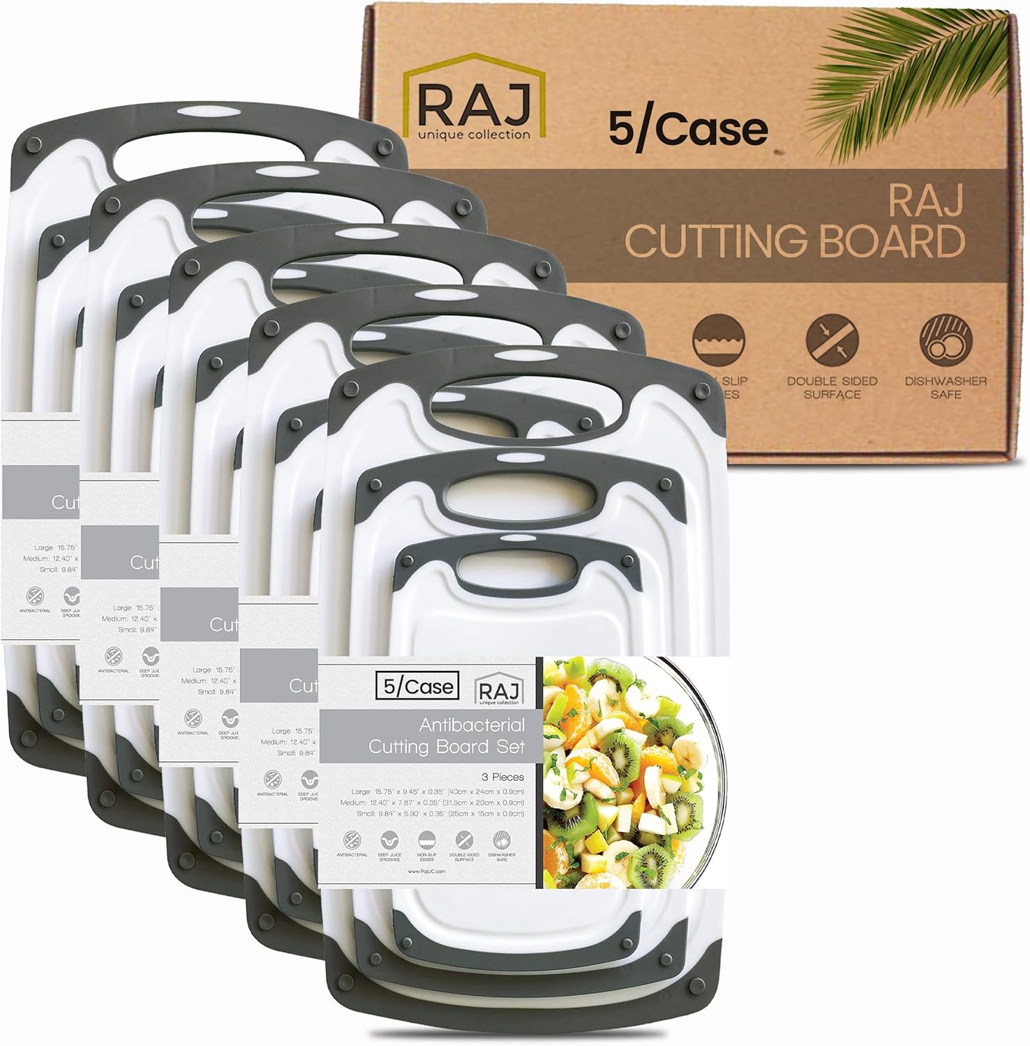 Raj Plastic Cutting Board Reversible Cutting board