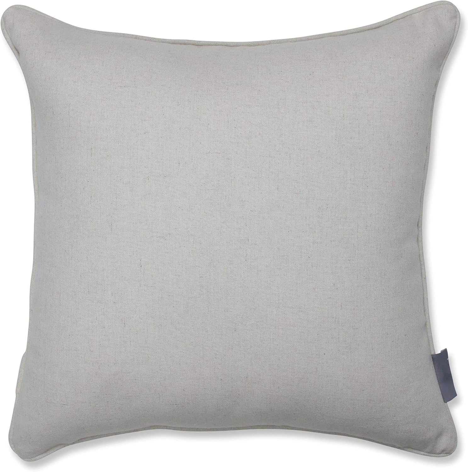 Pillow Perfect Indoor Harvest Embroidered Pumpkin Patch Throw Pillow, 18” x 18", Gray