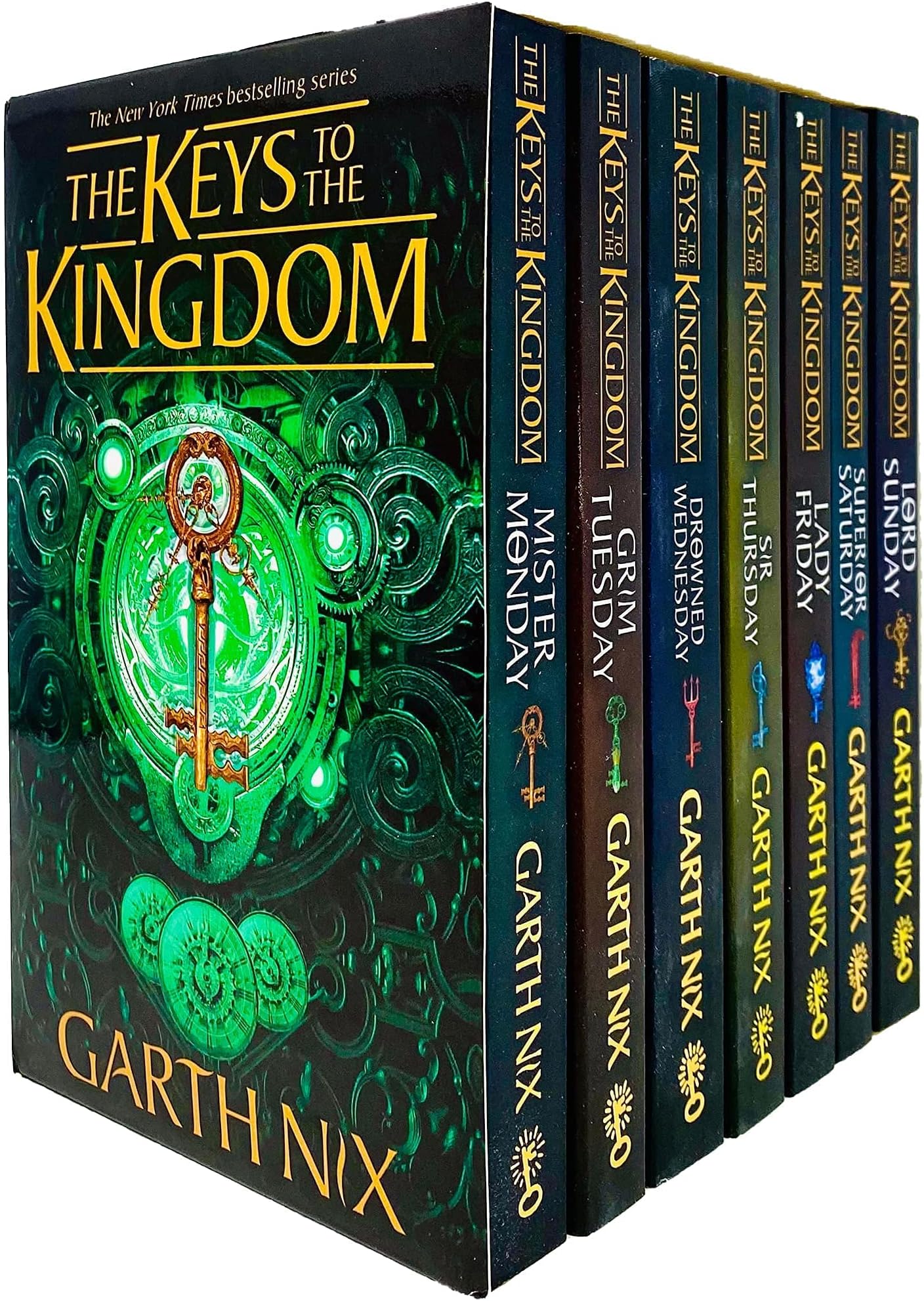 The Keys to the Kingdom Collection 7 books Set RRP £48.93 ( Mister Monday, Grim Tuesday, Drowned Wednesday, Sir Thursday, Lady Friday, Superior Saturday, LordSunday)(Garth Nix (The Keys to the Kingdom)) (The Keys to the Kingdom)
