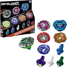 BEY BLADE X X-Treme Expansion Pack, 3 Blades, 4 Ratchets, 5 Bits, Battling Tops Game Toys, Ages 8+