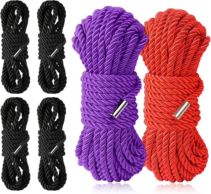Amazon.com: Sfcaris Silk Soft Rope, Skin Friendly Soft Nylon Silky ...