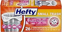 Vista 9 de Hefty - Bolsas pequeñas de basura, aroma Fabuloso, 4 galones, 34