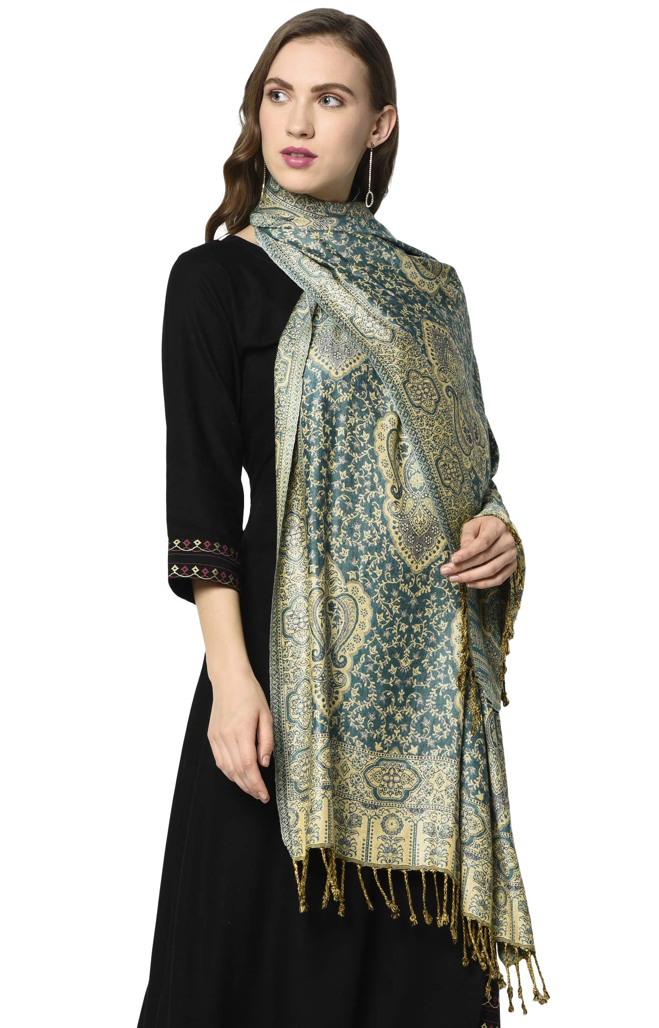 weavers villa 100% Soft Viscose Women's Scarf, Stoles, Scarves-picture-38