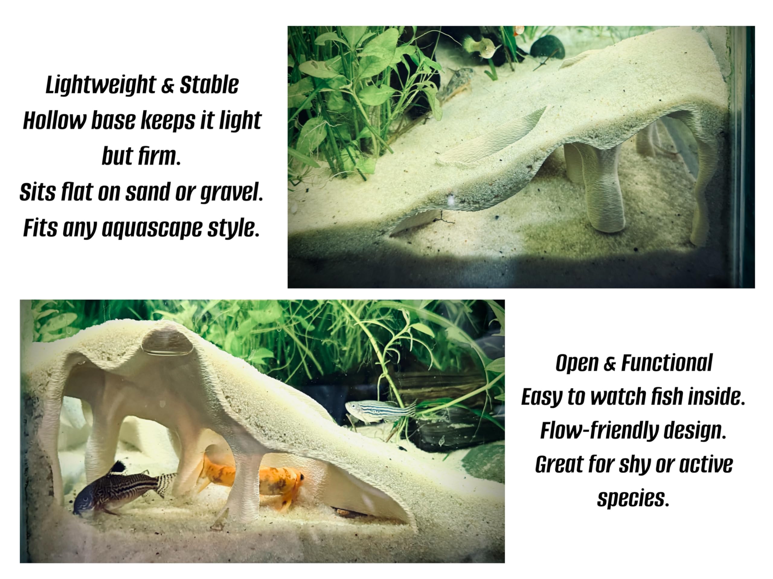 Cueva esquinera de acuario y terrario, escondite de raíz de manglar sintética para peces, camarones, gecos, serpientes, decoración de tanque de reptiles de aspecto natural en estilo de raíz