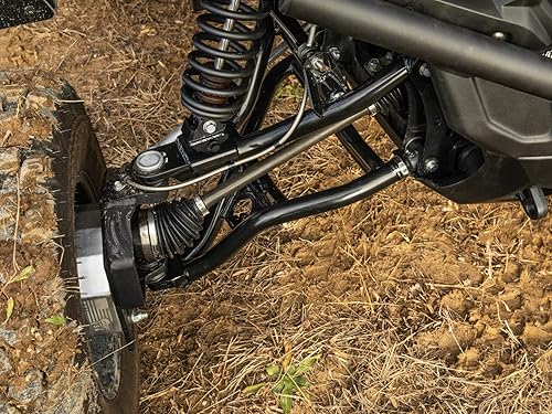 Miniatura 6 de SuperATV Brazos A de desplazamiento delantero de 1.5 pulgadas compatibles con Yamaha Wolverine RMAX 2RMAX 4 2021+  Se adapta a neumáticos de hasta