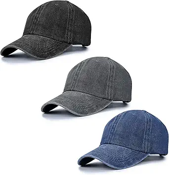 Baseball Cap Unisex Vintage Washed Distressed Cap,Retro Adjustable Dad Hats,Baseball Hat for Men Women