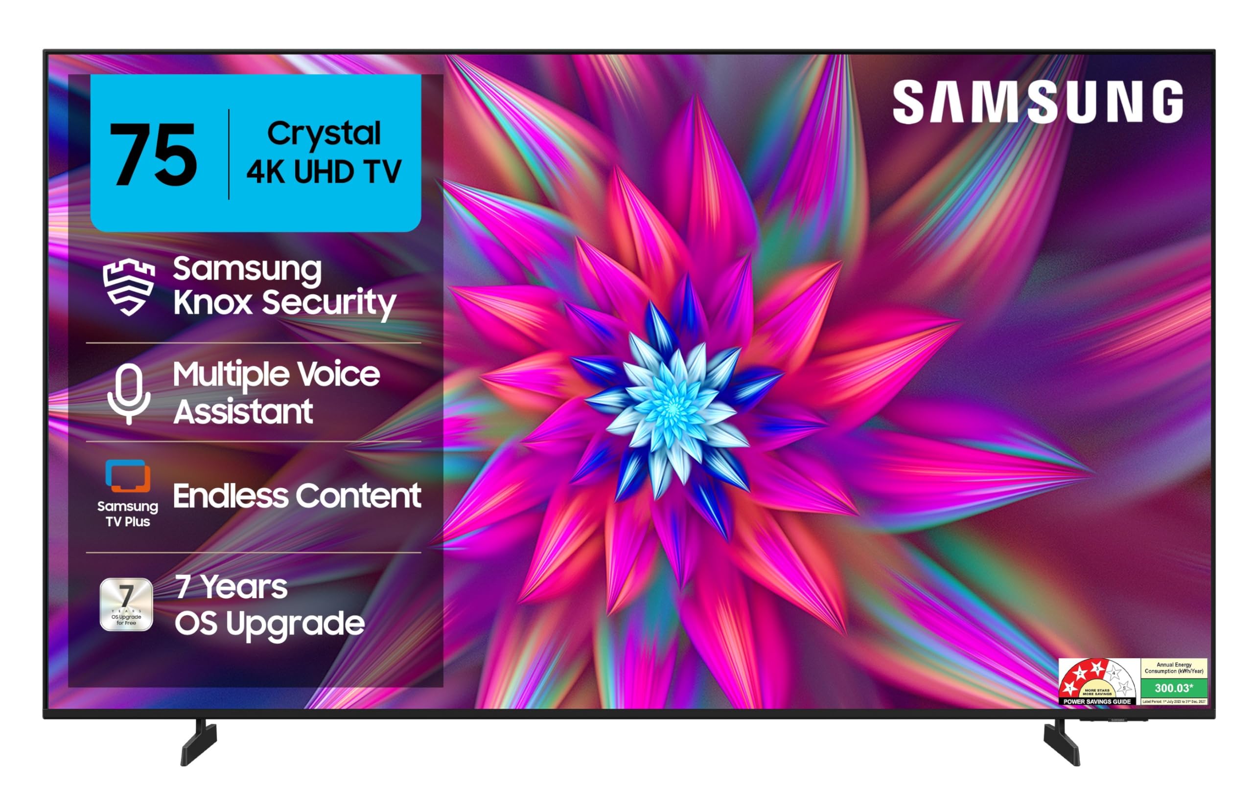 Samsung 189 cm (75 inches) Crystal 4K Ultra HD Smart LED TV UA75UE85AFULXL (Black)