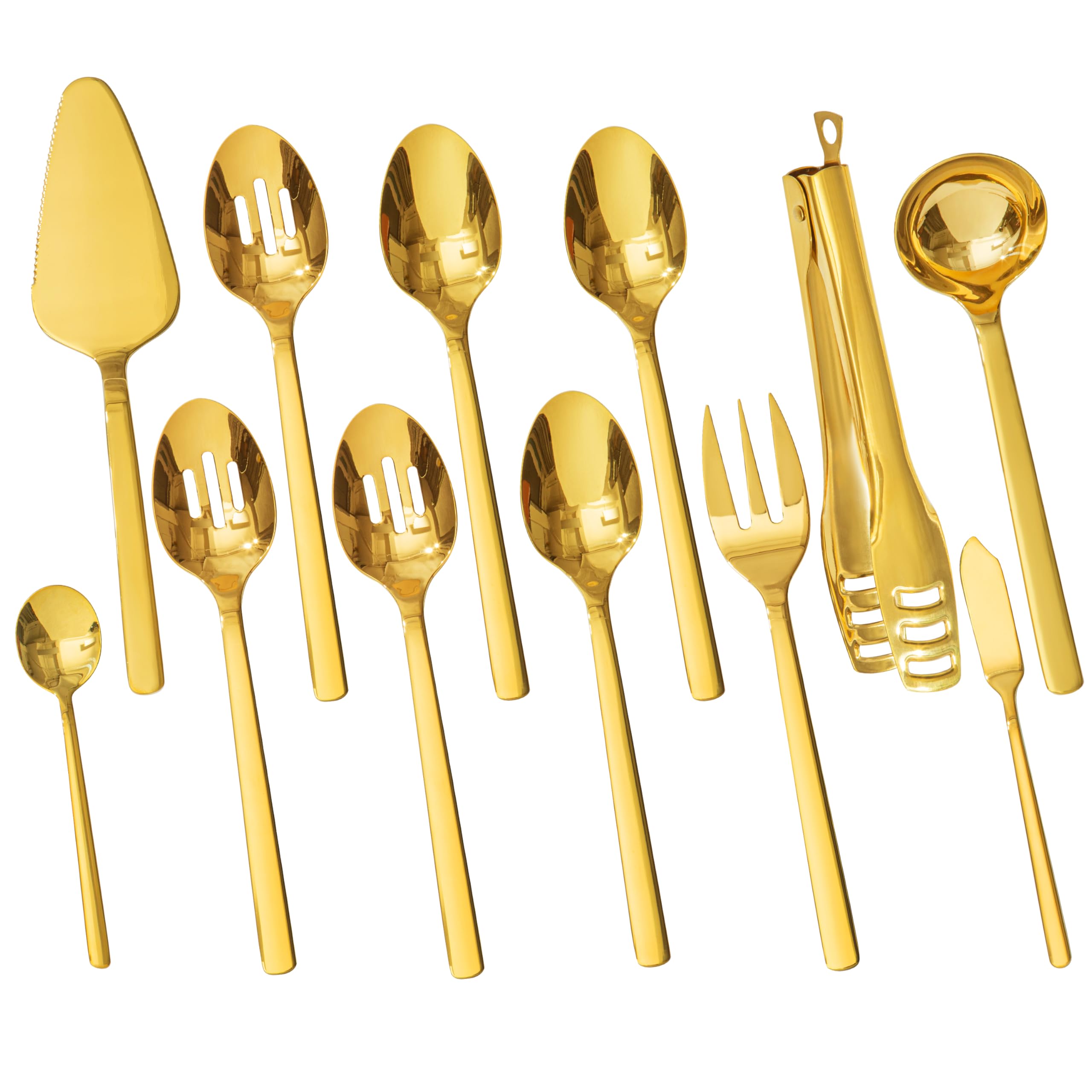 KINGSTONE Stainless Steel Serving Utensil Set -8