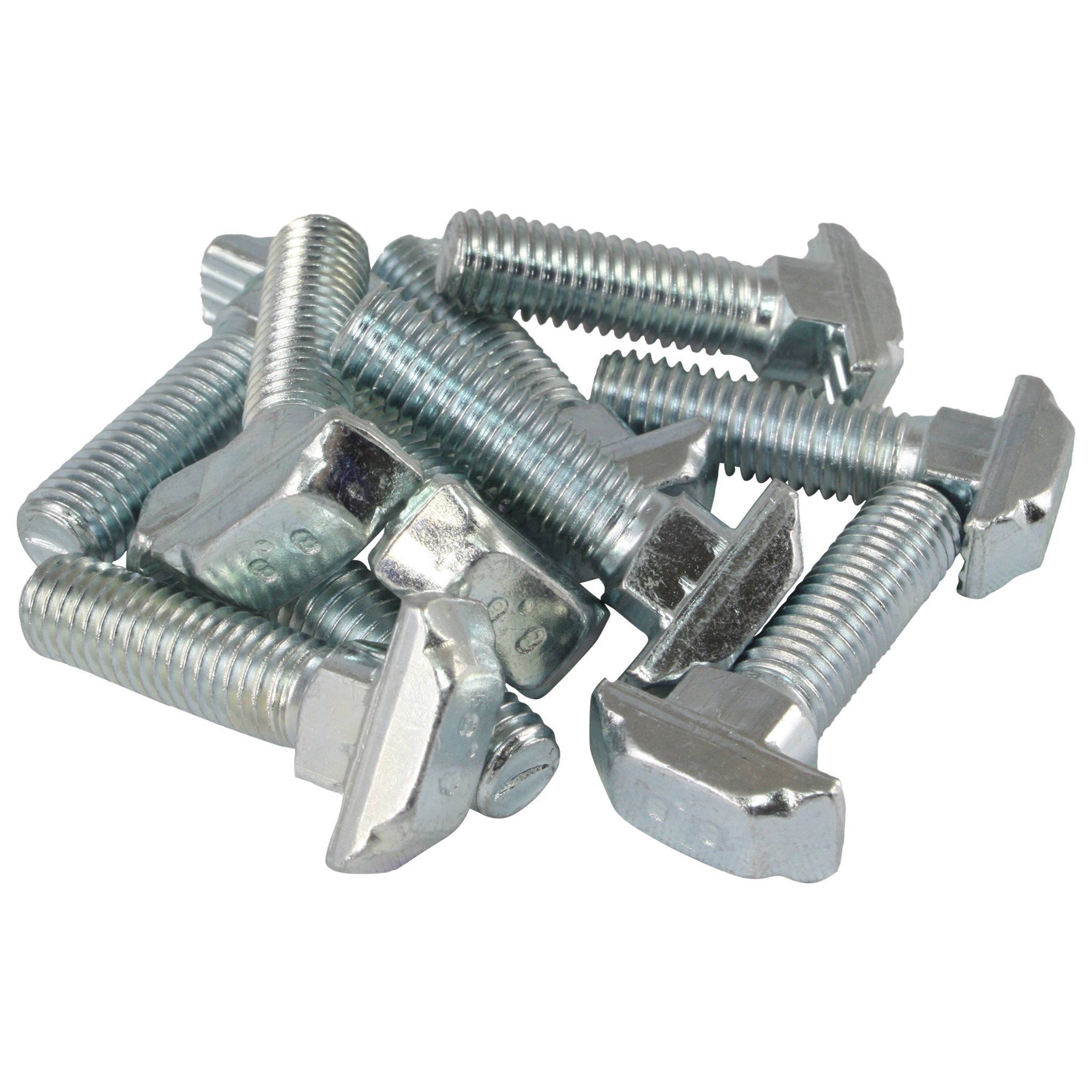 100 x wkręt młotkowy rowek 10 - typ B - M8 x 30 mm, trzpień 4,5 mm, stal ocynkowana