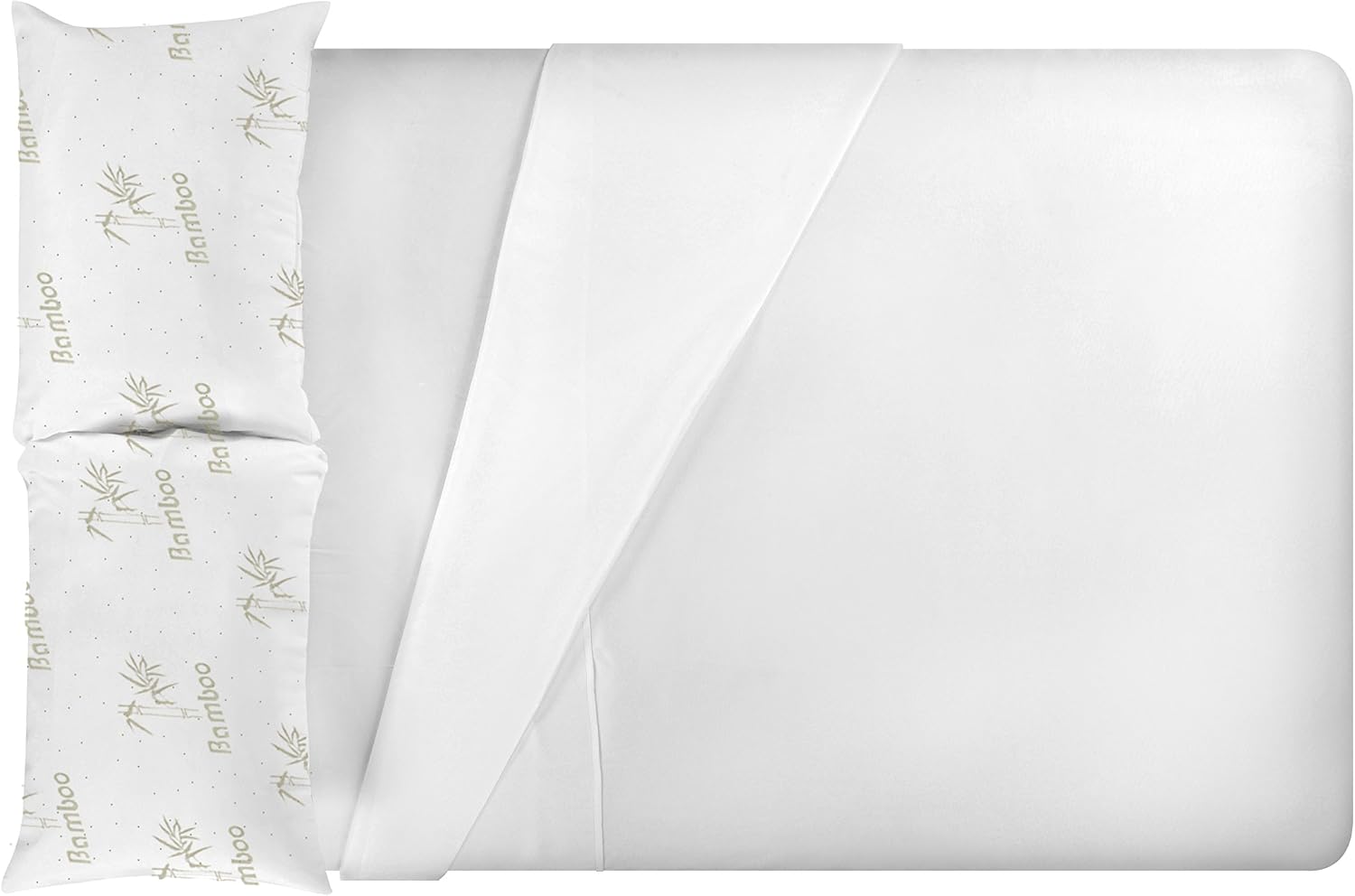 Original Bamboo Shredded Bamboo Memory Foam Pillow with Ever-Cool Adaptive Technology and Deluxe Hypoallergenic Washable Cover, Queen