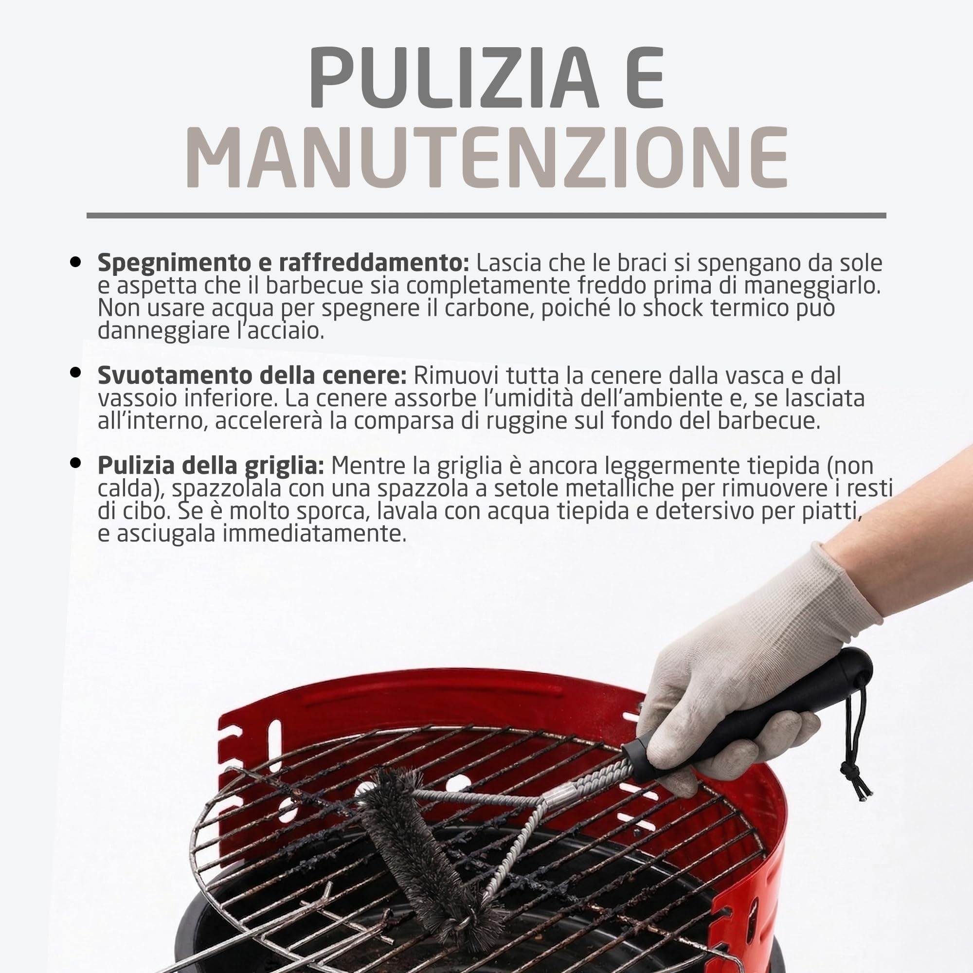Amig - Barbecue a carbone - 57 x 54 x 84 cm - Nero - Realizzata in Acciaio - Giardino e patio - per terrazza e balcone con dimensioni adatte a spazi ridotti, uso pratico. Mod. FENIX
