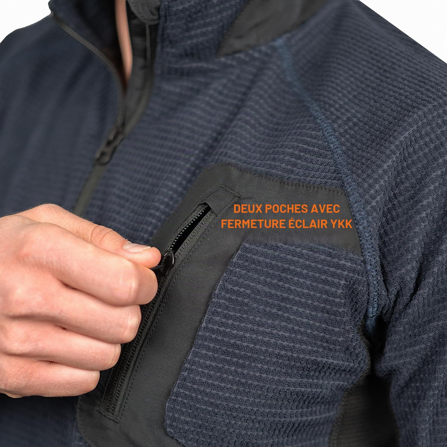 ACE Schakal Pull - Sweat Tactique outdoor avec Fermeture Autoagrippante - pour Airsoft, Paintball, Trekking & Outdoor