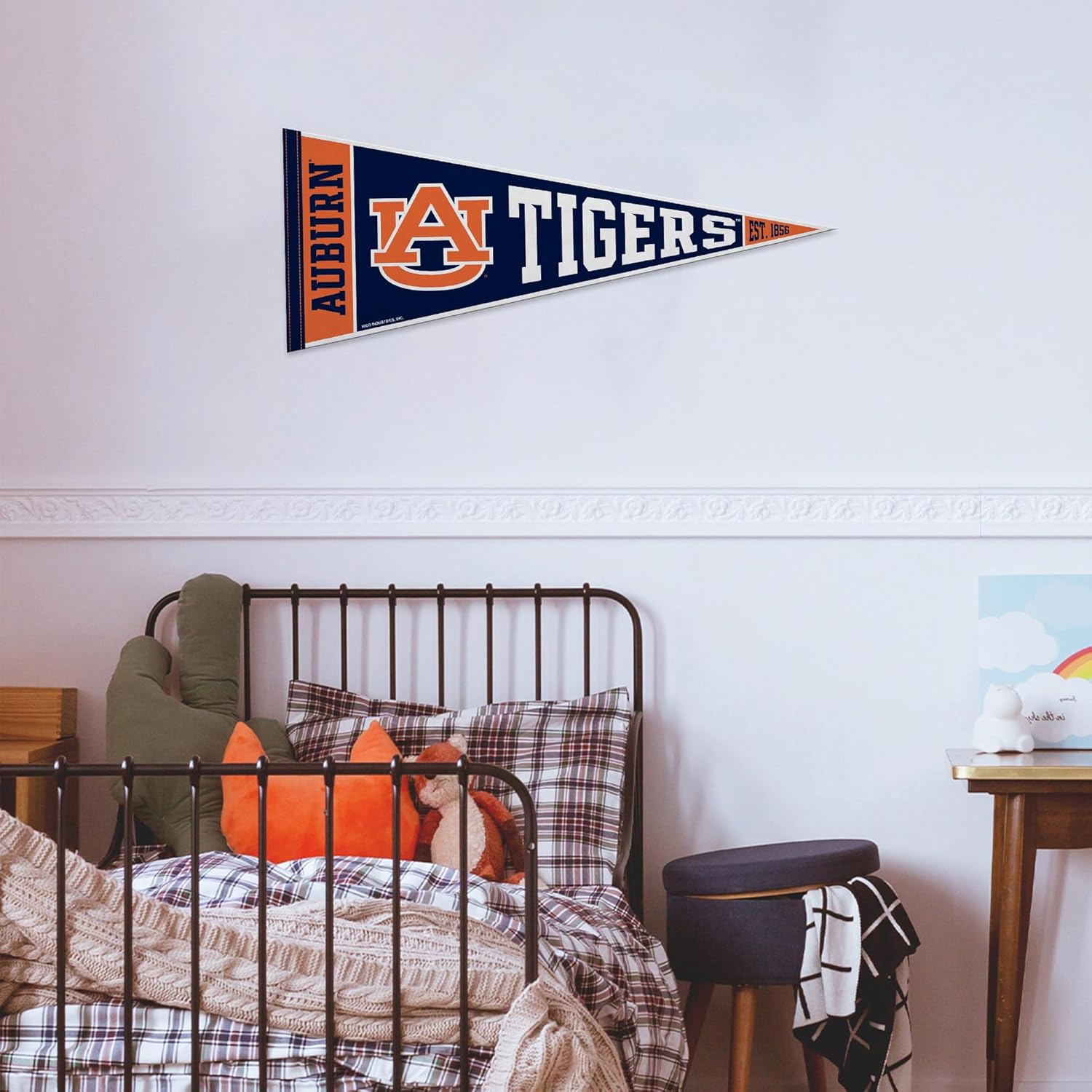Rico Industries NCAA Auburn Tigers Rally 12" x 30" Felt Wall Décor Pennant - Great for Home/Bed Room/Man Cave Décor - Image 4