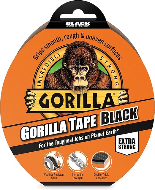 Gorilla Tape Black 32m