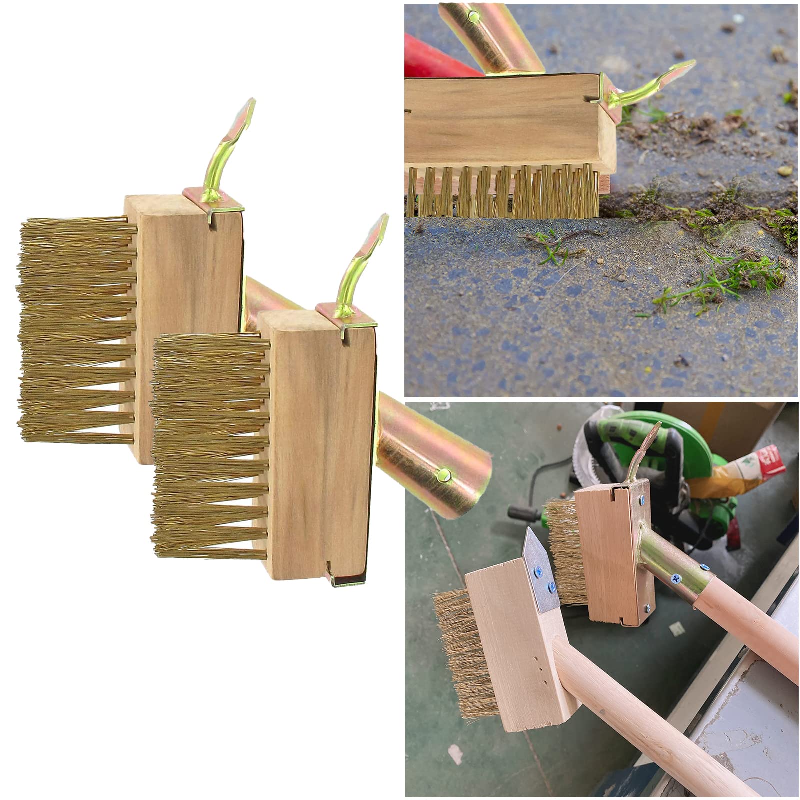 Spazzola In Acciaio Per Erbacce - Testina In Filo D'acciaio, Manico Non Incluso, Per Pulizia Esterna E Giardino