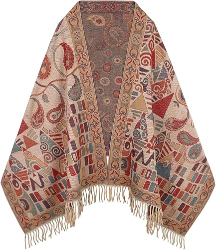 EXTREE Scarfs for Women Pashmina Silky Shawl Wrap for Evening Dressing Blanket O