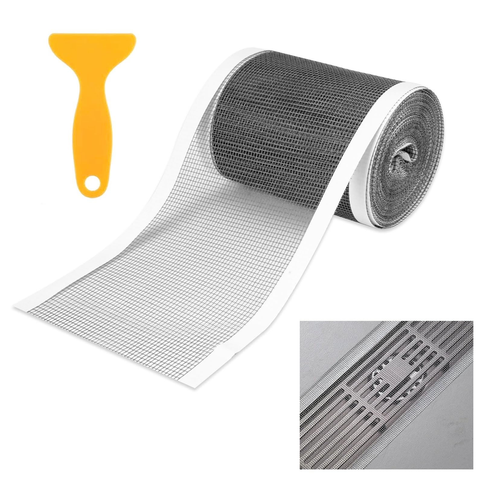 70 Pezzi Retina Per Scarico Doccia Usa E Getta - Filtro Raccoglicapelli Adesivo 10x10 Cm Per Lavandino, Vasca, Cucina - 2