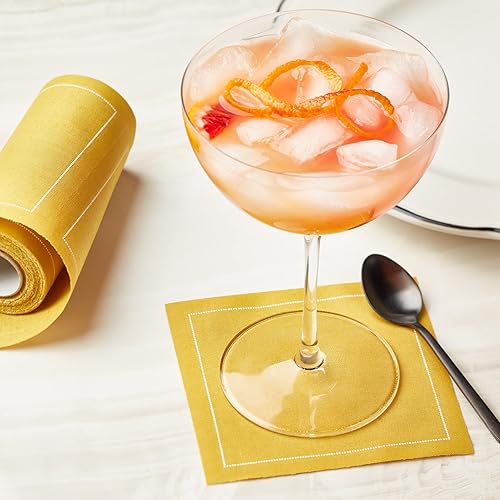 Miniatura 9 de Servilleta de Cóctel de Algodón - 4.3 x 4.3 in - 50 unidades por rollo - Lápiz Labial Rojo