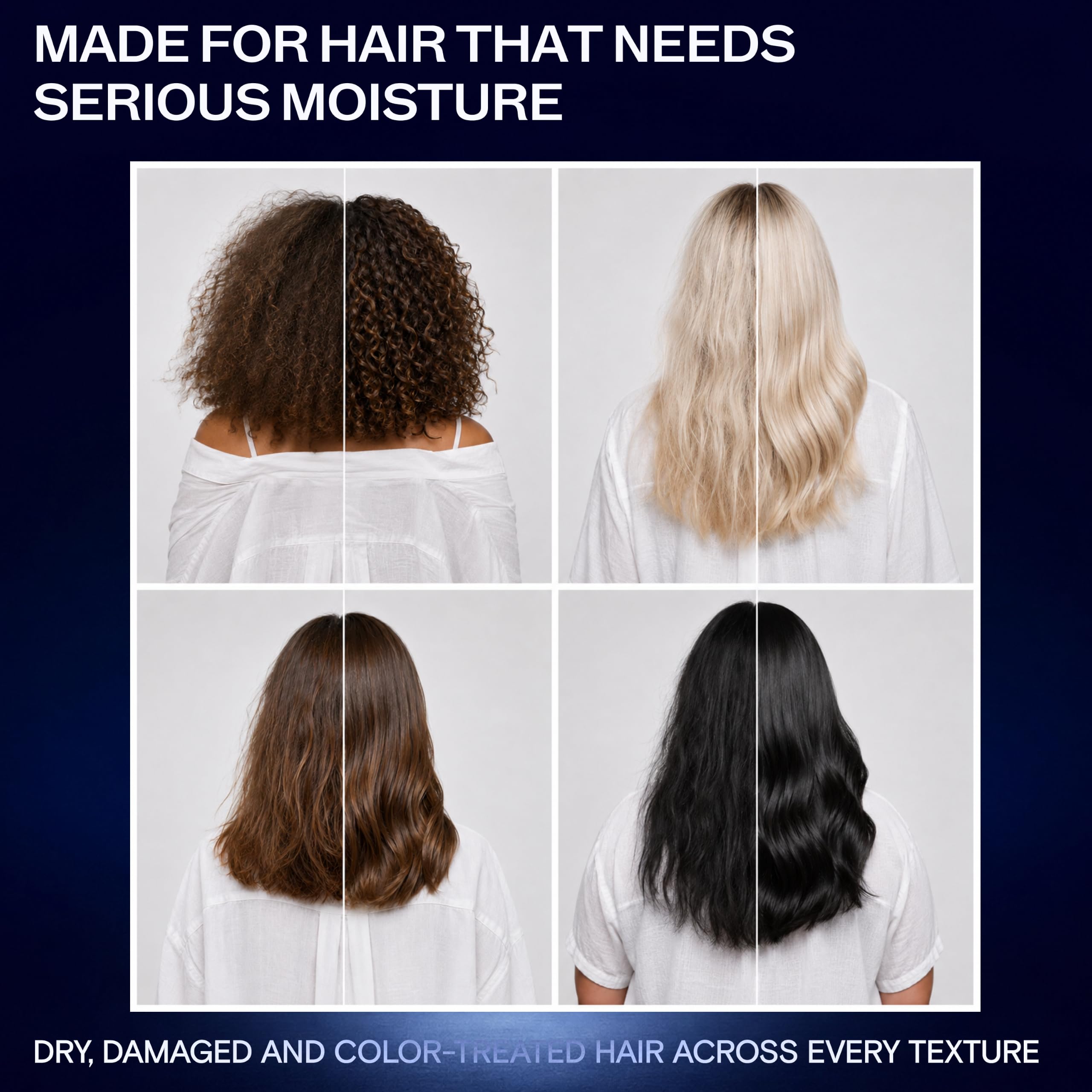 Korean Hydrating Shampoo for Dry, Damaged & Color-Treated Hair