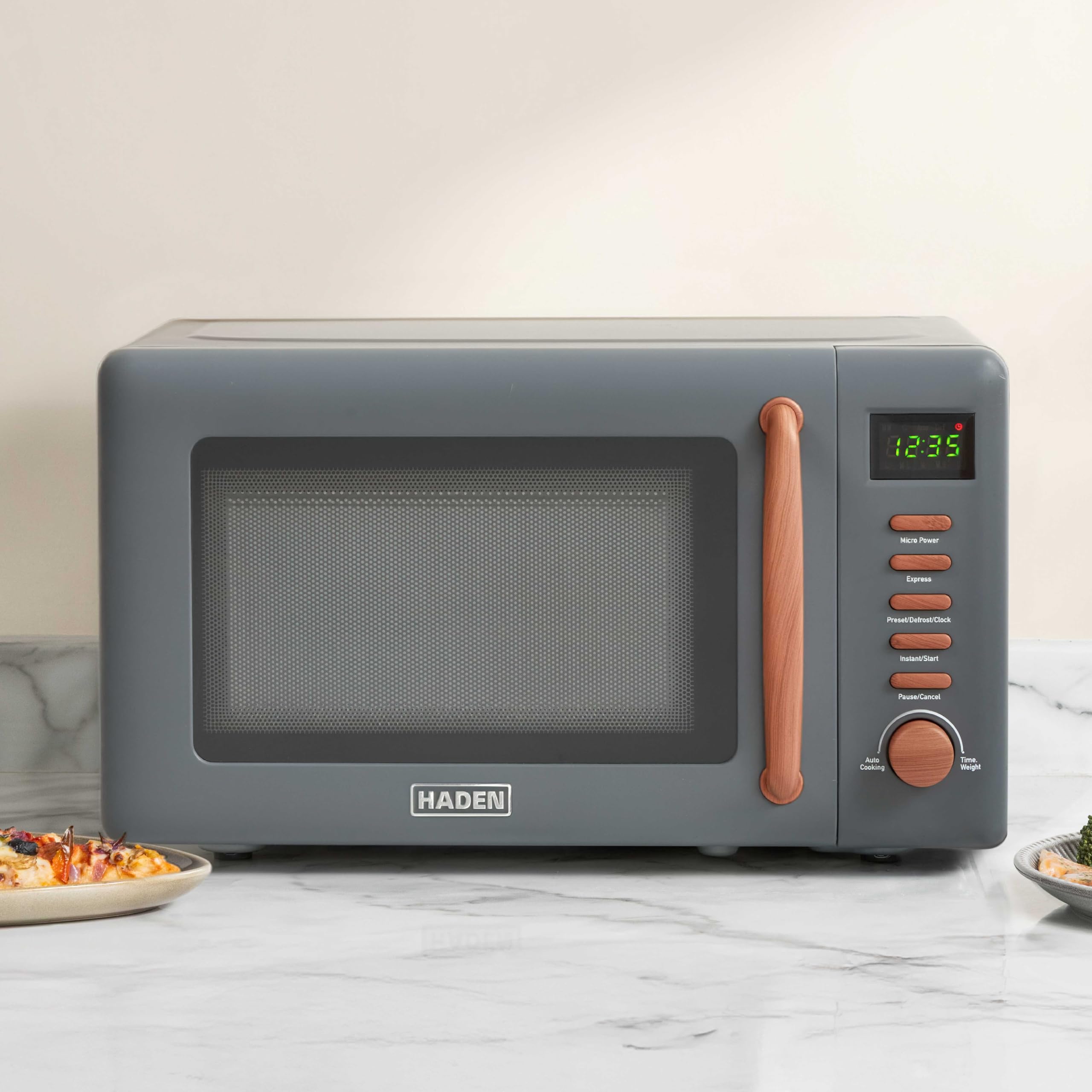 Amazon.com: Haden Dorchester Grey Microwave : Home & Kitchen