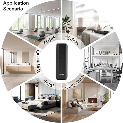 Miniatura 4 de Difusor de pared sin agua, cobertura de 700 pies cuadrados, difusor de aroma enchufable de nanotecnología para aceites esenciales, para hotel, hogar