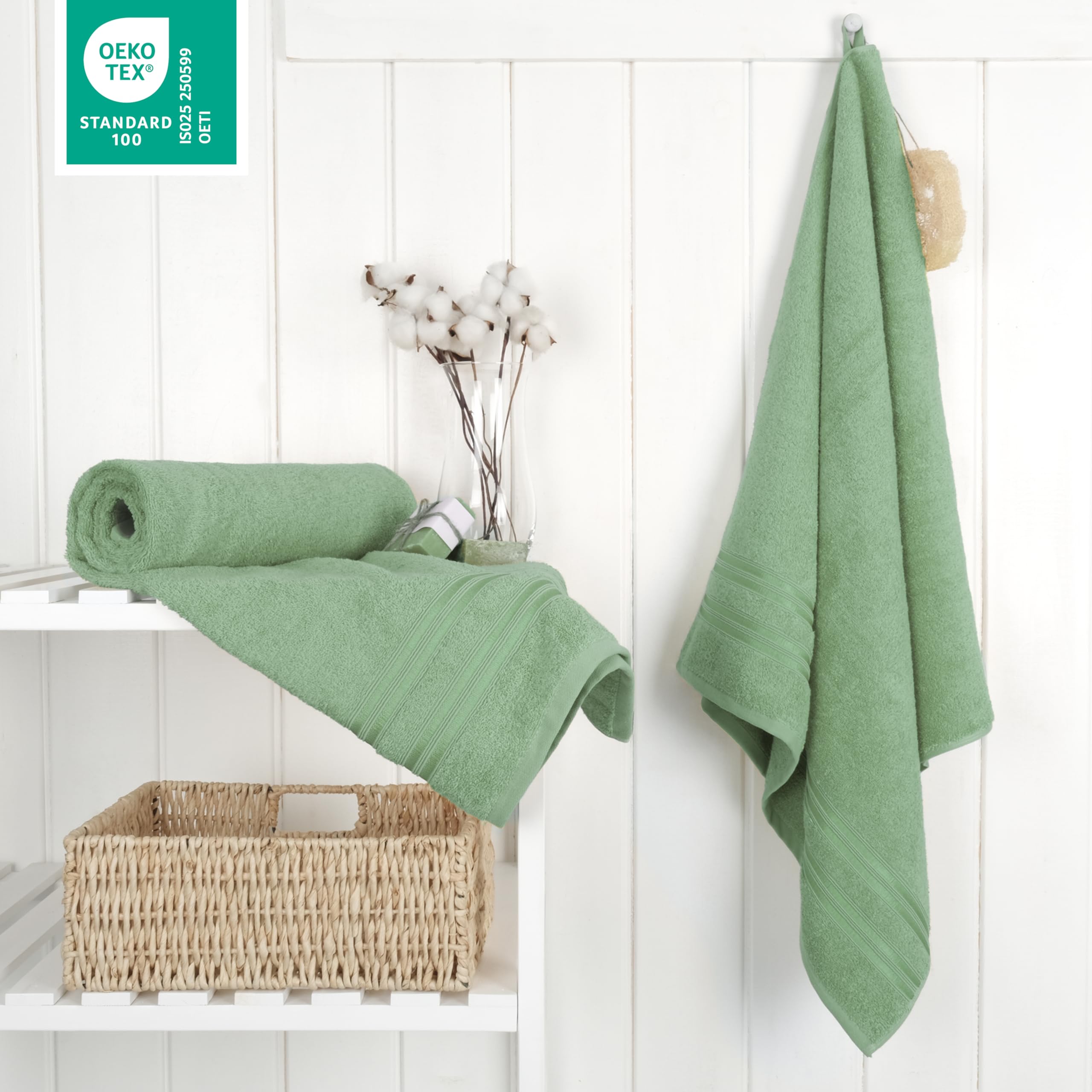 Hammetex Badetücher 2er Set 70x140 cm – Bild 3