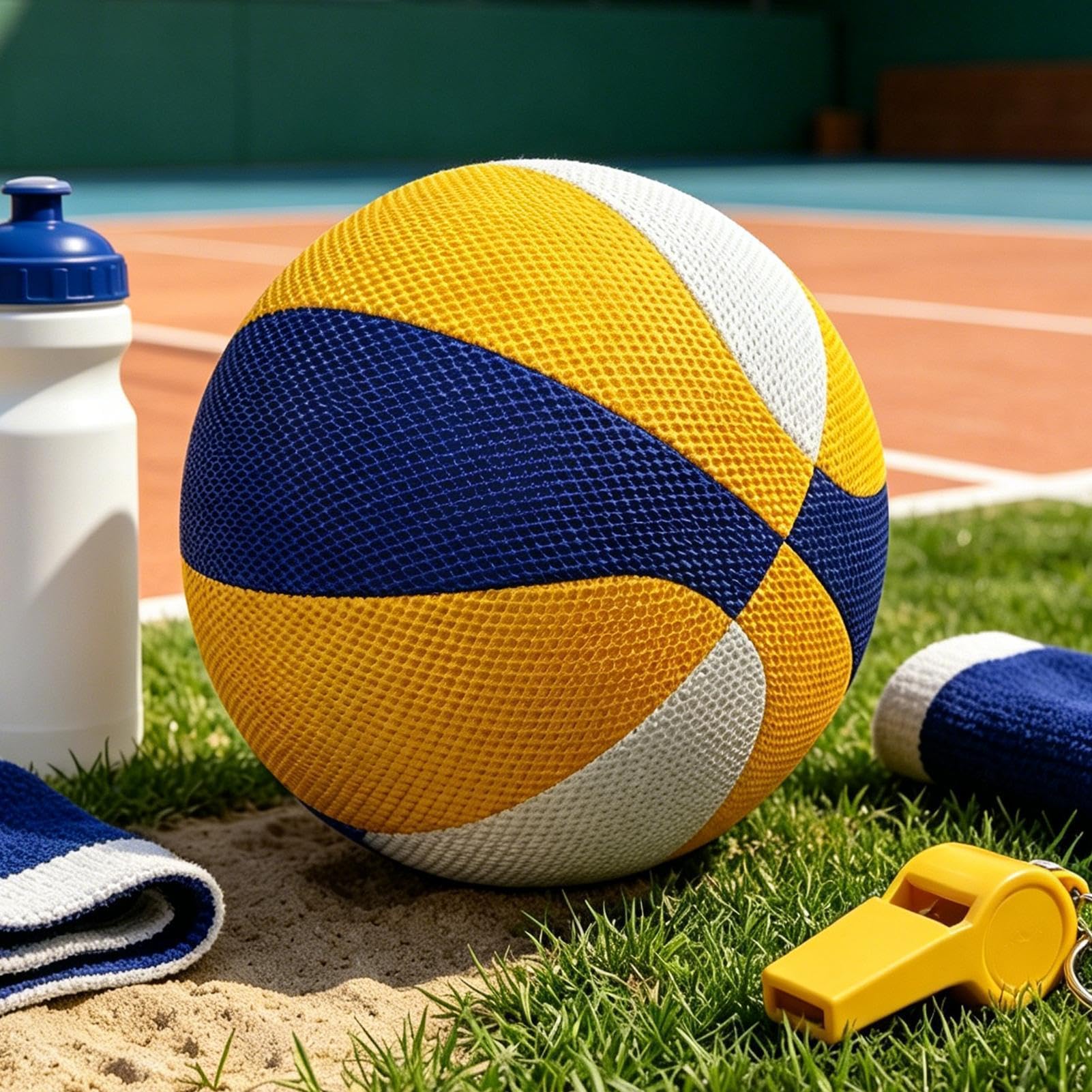 No Noise Basketball – Palla da allenamento in PU Airless | Anti Slip High Bounce Indoor Quiet Sport Ball Genitore Bambino Interazione Esercizio Teen Adulto Outdoor Game Training Equipment Graduazione