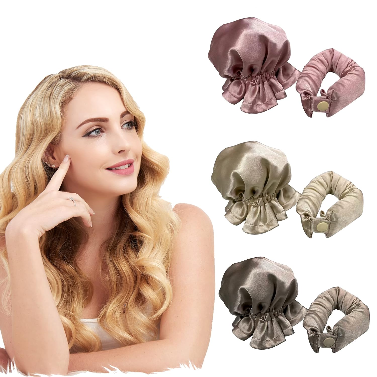 NEW Silk Heatless Hair Curler, Heatless Curling Rod