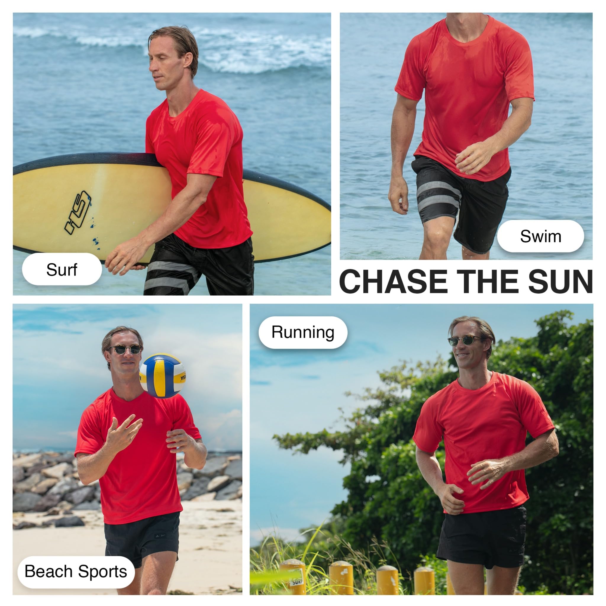 Kanu Surf Herren Rash-Guard-Shirt