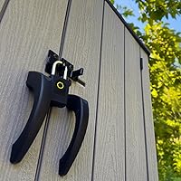 Vista 9 de G1 - Candado inteligente de huellas dactilares, bloqueo de doble bola resistente, IP67 resistente a la intemperie, biométrico sin llave y control