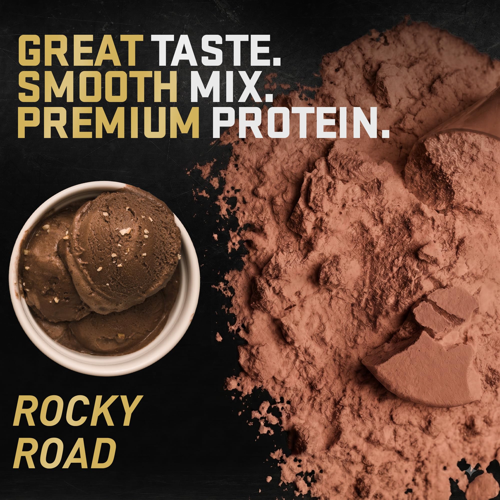 JYM Rocky Road Chocolate Whey & Casein Protein Powder - 2.1 lb, 22 Servings — Amazon image 6