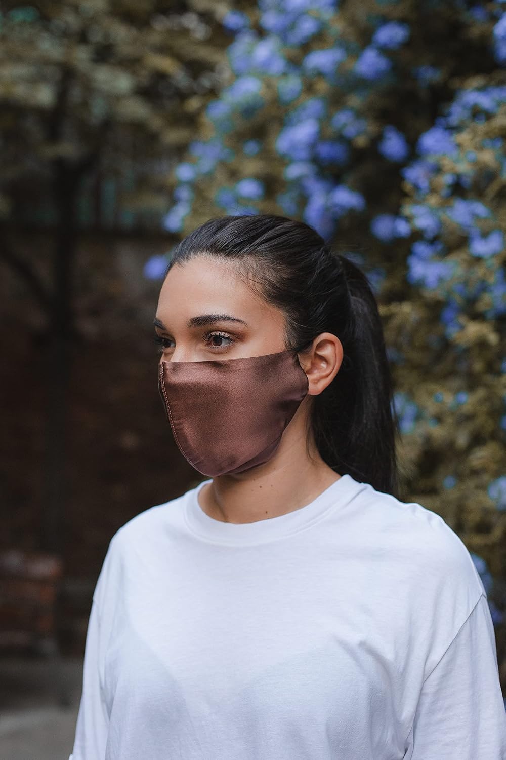 100% Mulberry Silk Face Masks Reusable Washable Women Mens Face Masks Silk Mask Nose Wire Adjustable Unisex
