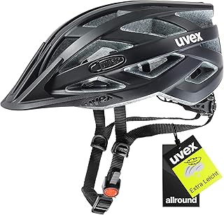 uvex i-vo CC Adult Plain Black Matt 56-60cm Bicycle Helmet