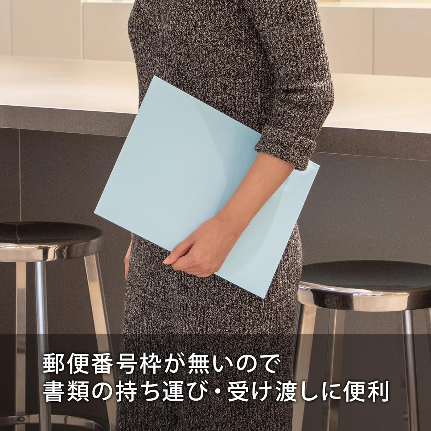 Okina HPK2BU Color Envelopes A4 Square No. 2 Blue 50 Sheets