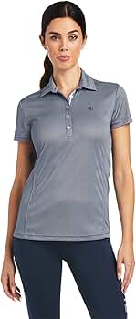 Amazon.com: Ariat Women's WMS Talent SS Polo Navy, Large : Clothing, Shoes  \u0026 Jewelry
