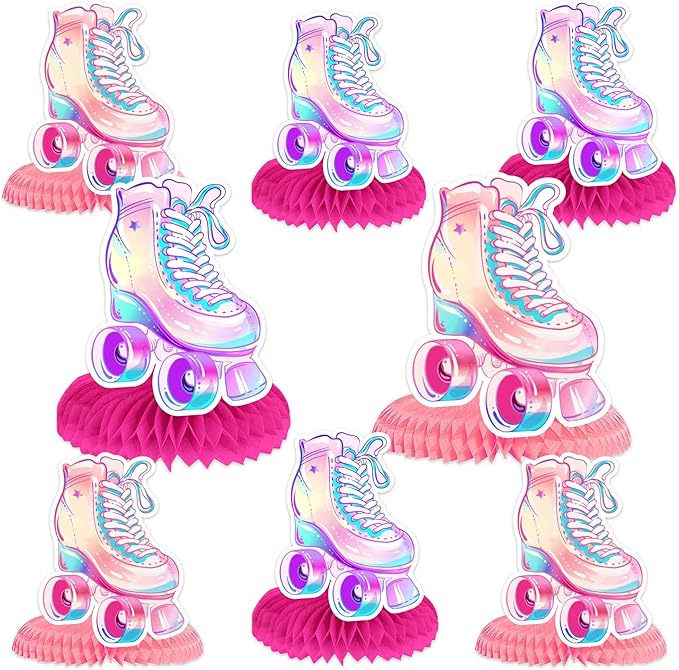 Roller Skates Centerpieces Retro Hip Hop Roller