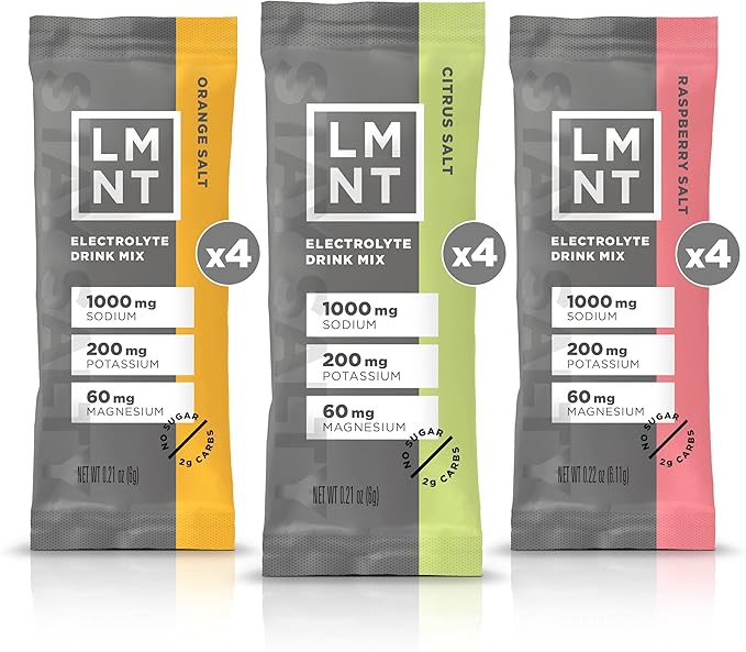 LMNT ELEMENTAL LABS LMNT Recharge Electrolyte Hydration Powder Keto & Paleo No Sugar, No