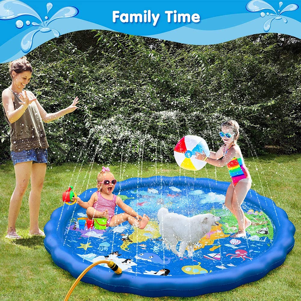 Buy Playtime by Magifire World Map Sprinkler Splash Pad Backyard Water