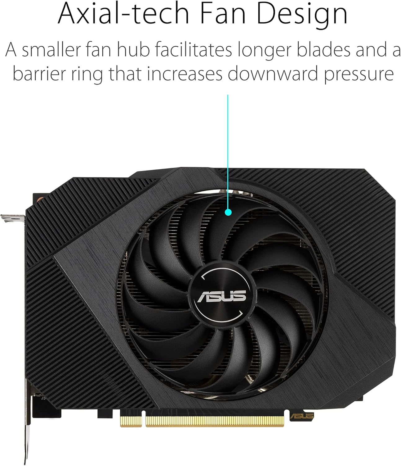 ASUS Phoenix NVIDIA GeForce RTX 3050 Scheda Grafica, 8 GB GDDR6, PCIe 4.0, HDMI 2.1, DisplayPort 1.4a, Nero ASUS Phoenix NVIDIA GeForce RTX 3050 Scheda Grafica, 8 GB GDDR6, PCIe 4.0, HDMI 2.1, DisplayPort 1.4a, Nero