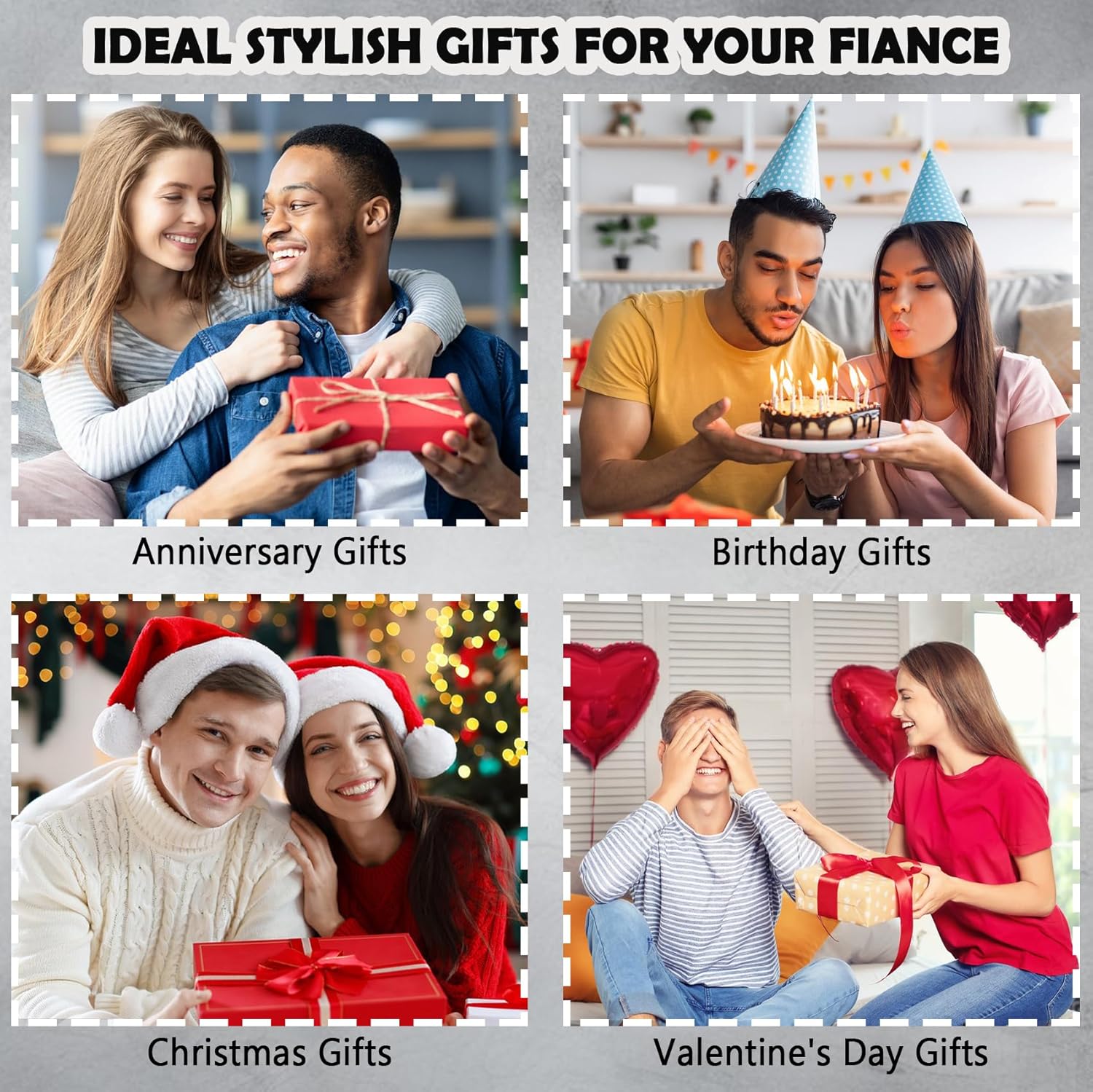 EPIRORA Cuban Link Chain Gifts for Men Boys, 6MM Stainless Steel Mens Cuban Necklace Birthday Christmas Valentines Day Anniversary Presents Jewellery Gifts for Son Grandson Nephew Boyfriend Friend - Image 7