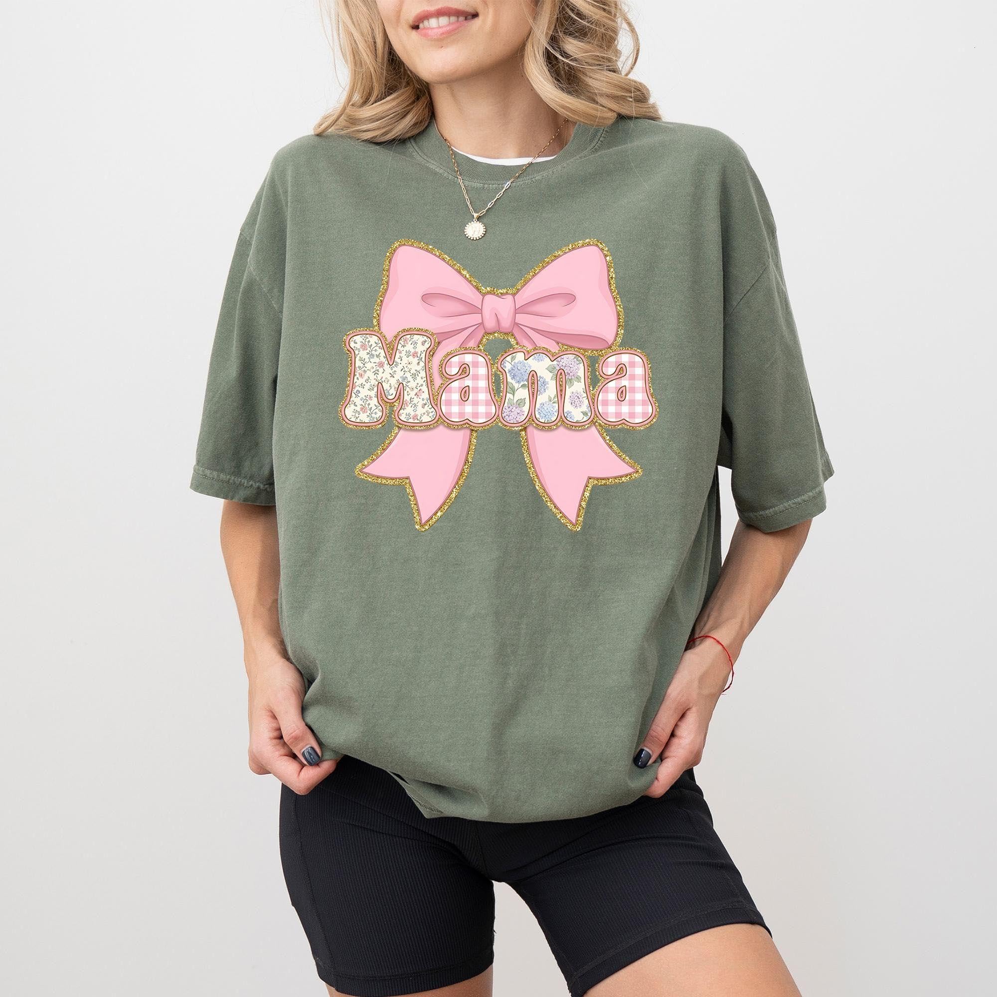 Spring Bow Mama Shirt Comfort Colors &hellip;