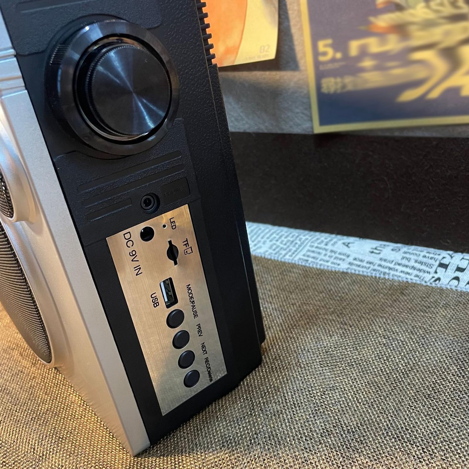 Radio portatile con lettore di cassette – Boombox retrò con radio AM/FM/SW, supporta ingresso SD/USB per riunioni di famiglia e viaggi