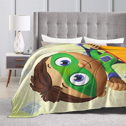 Miniatura 2 de Manta de franela suave para niños y adultos, para todas las estaciones, para cama, sala de estar, sofá, 40 x 30 pulgadas
